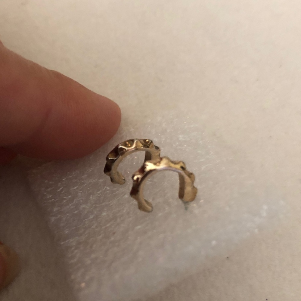 Gold Knot Hoop Earrings